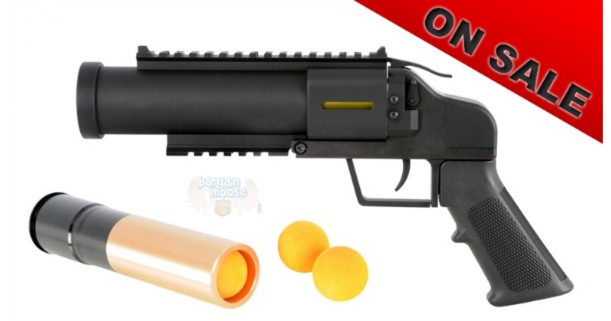 Buy Airsoft: $165 Off 40mm Grenade Launcher Bundle - Now $110.