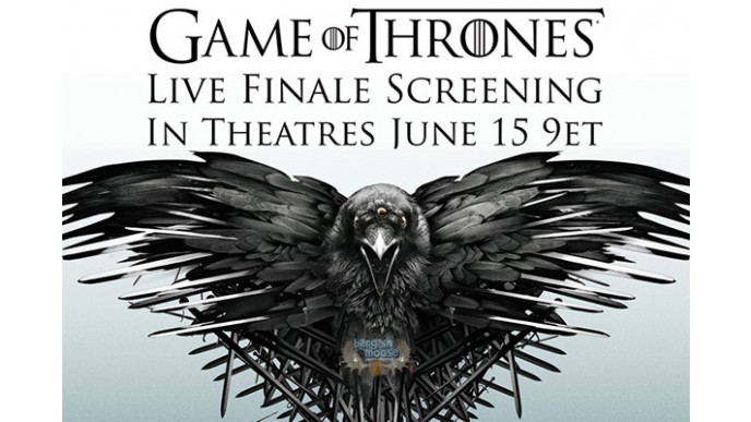 Cineplex Canada: Free Game Of Thrones Live Finale Screening With Purchase Of $10 Concessions On June 15th 2014