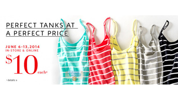 Addition Elle Canada: $10 Tanks (50% Off)