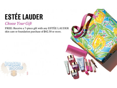 The Bay Canada: Free 7 Piece Estée Lauder Gift with $42.50+ Purchase 