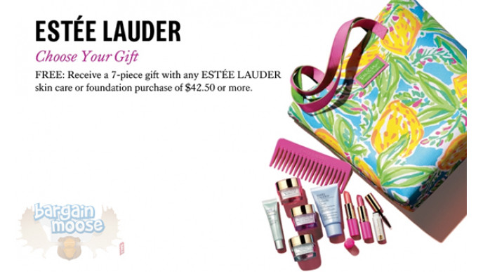 The Bay Canada: Free 7 Piece Estée Lauder Gift with $42.50+ Purchase
