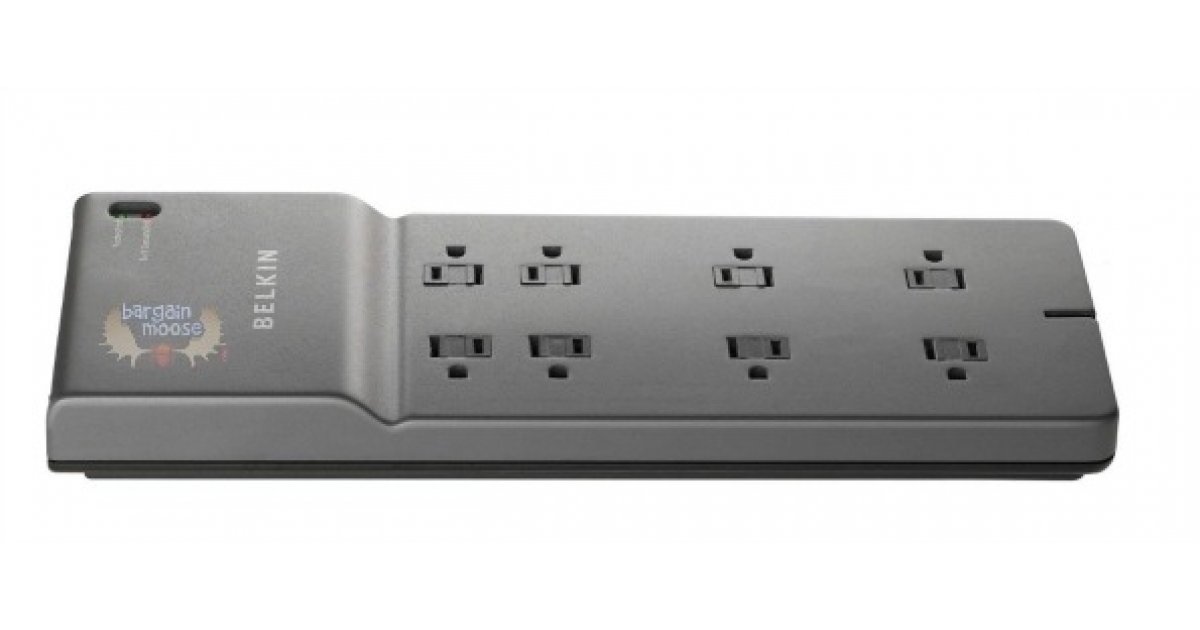 Amazon Canada Belkin 8 Outlet Surge Protector Only 15