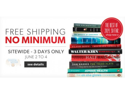 Chapters Indigo Canada: Free Shipping with No Minimum Spend!