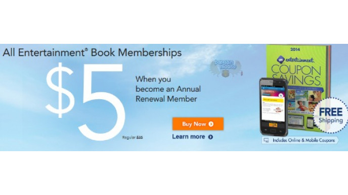 Entertainment Coupon Books Just $5
