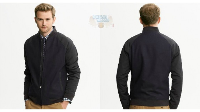 Banana Republic Canada: Men's Baseball Jacket Was $240 | Now $58