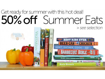 Bookoutlet Canada: Summer Eats 50% Off 