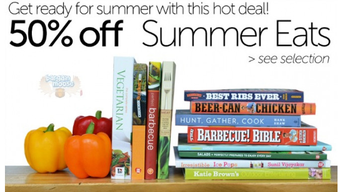 Bookoutlet Canada: Summer Eats 50% Off