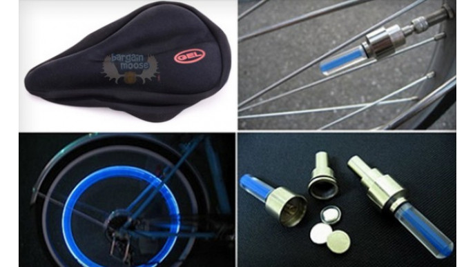 WagJag Canada: $16 For 4 LED Bike Lights & A Gel Bike Seat Cover