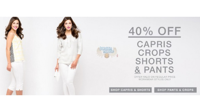 Rickis Canada: All Regular Priced Capris, Crops, Shorts & Pants Are 40% Off