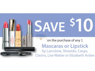 London Drugs Canada Coupon: Printable $10 Off Select Mascara & Lipstick Brands 