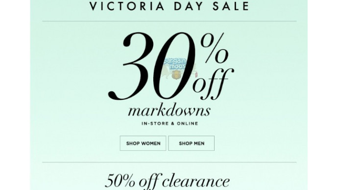 Club Monaco Canada Coupon: 30% - 50% Off