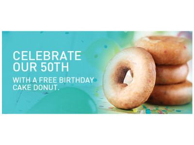 Tim Hortons Canada: Free Birthday Cake Donut May 17th Only