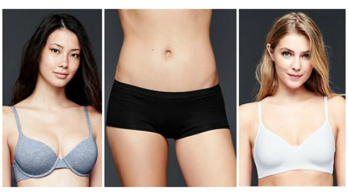 $18 Bras + $4 Panties During the Get Intimates Event @ Gap
