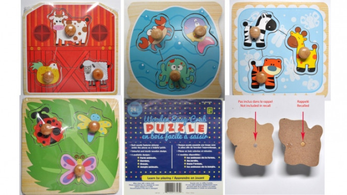 Wooden Puzzles Recalled For Choking Hazard @ Dollarama!