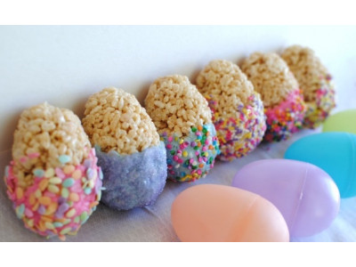 Rice Krispie Easter Eggs