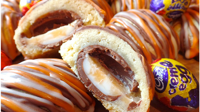 Make Cadbury Creme Egg Cookies!