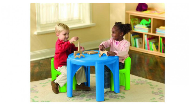 Little tikes bright and bold table and best sale chairs
