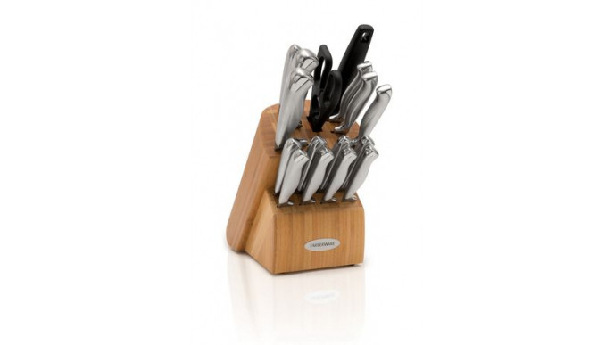 Faberware 17PC Stainless Steel Bamboo Cutlery Now $50 (Was $100) @ Walmart Canada