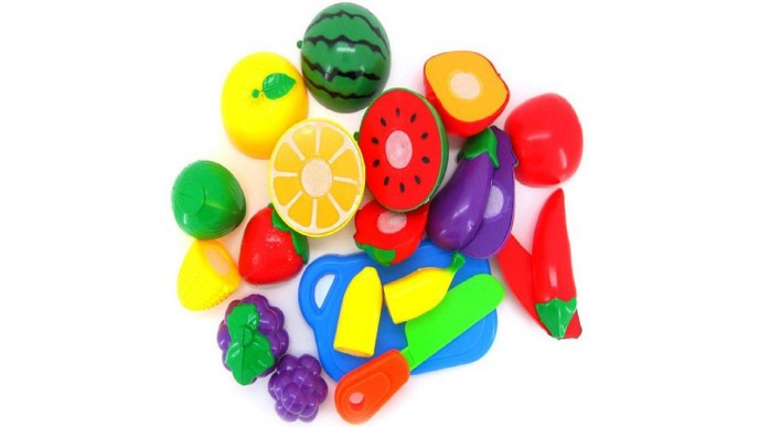 11 PC Pretend Fruit & Vegetables Set Only $7 & Free Shipping @ Amazon