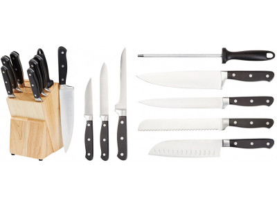 Premium 9-Piece Knife Block Set @ Amazon.ca