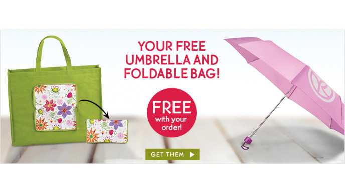 Free Umbrella & Shopping Bag Duo with $10 Purchase @ YvesRocher.ca