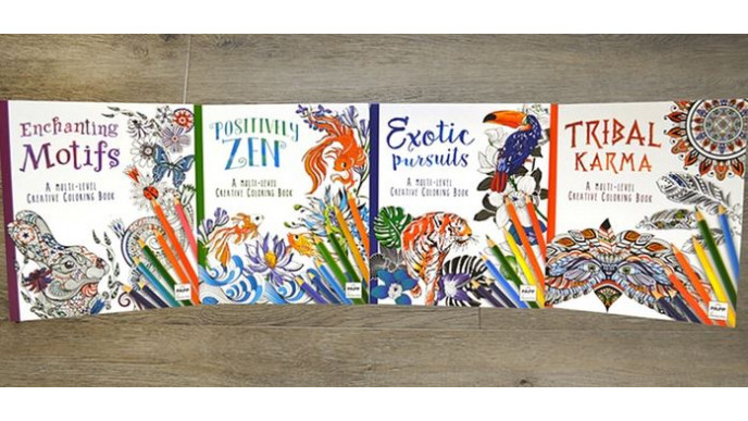 Adult Colouring Book Bundle For $23 @ BookOutlet.ca!
