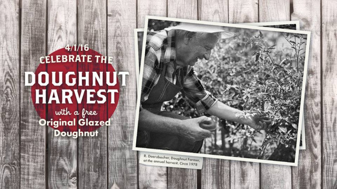 Free Doughnut on April 1st @ Krispy Kreme