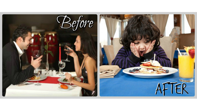 Eating Out: Before & After Having a Toddler