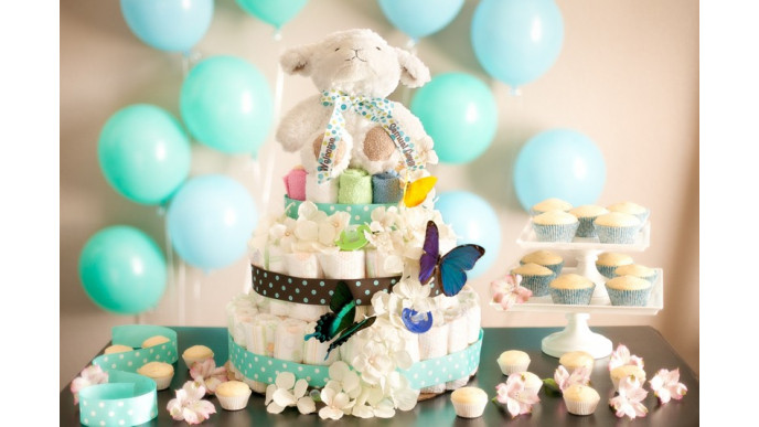 Best Baby Shower Gift: Diaper Cakes!