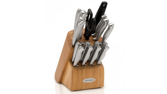Farberware 17 Pc Stainless Steel Knife Block For $50 (Half Price) Shipped @ Walmart.ca