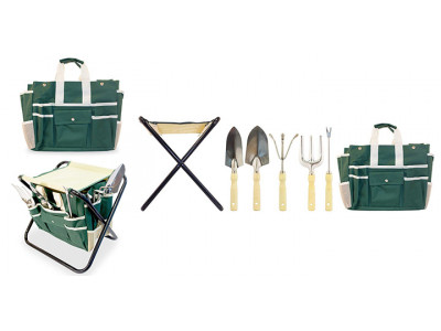 Garden Stool, Tote and Tools Just $50