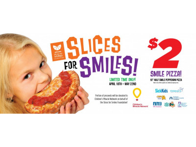 $2 Slices for Smiles Pizza