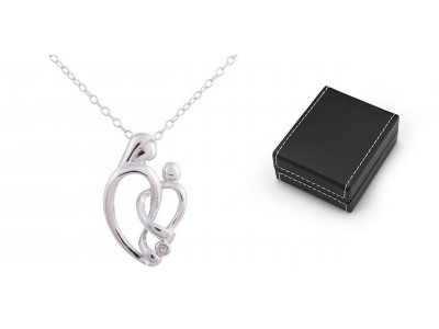 Sterling Silver Pendant for Mom, $55