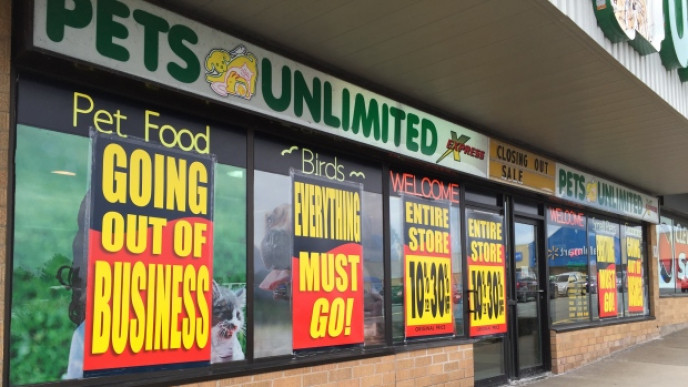 PJ's Pets Stores Closing Across Canada