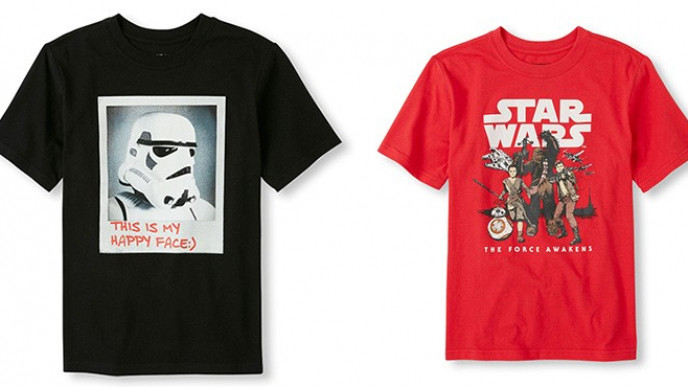 Star Wars Graphic Tees from $10 @ The Children's Place
