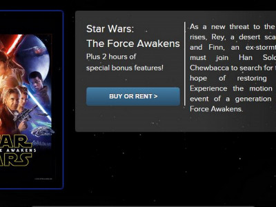 HD Digital Rental, The Force Awakens for $6 