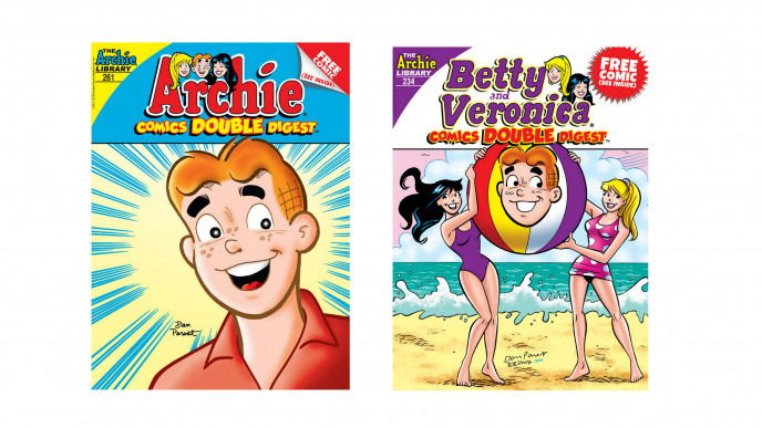 10 Issues Betty & Veronica Double Digest Subscription,$26 USD