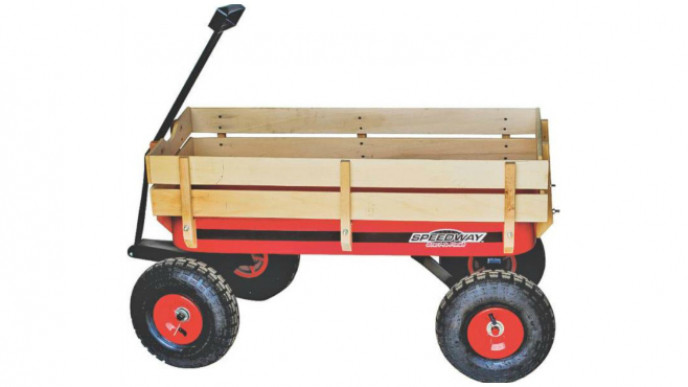 Speedway Big Red Wood Panel Wagon just $80 & Free Shipping @ Tool Town