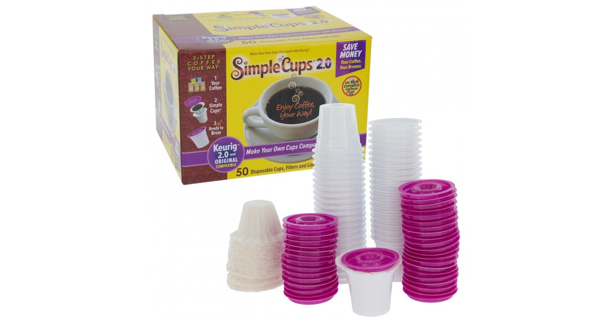 Disposable Keurig 2.0 Cups Now 15 (50 pack) Amazon.ca