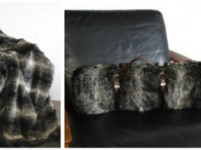 $30 Faux Fur Throw = HOT BUY!