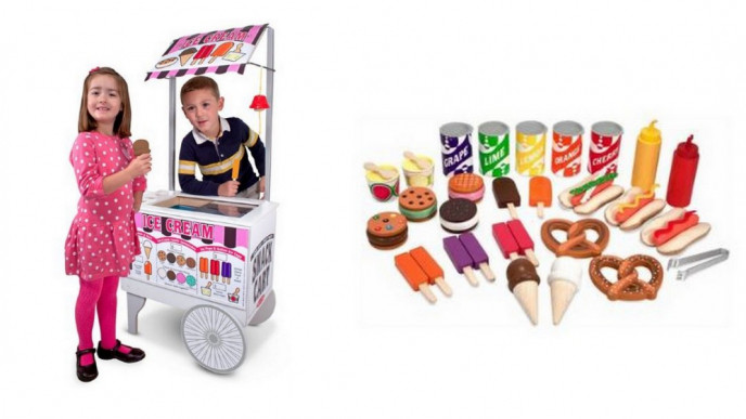 Melissa & Doug Snacks & Sweets Food Cart 1/2 Off, Now $115 + Free Ship @ Well.ca