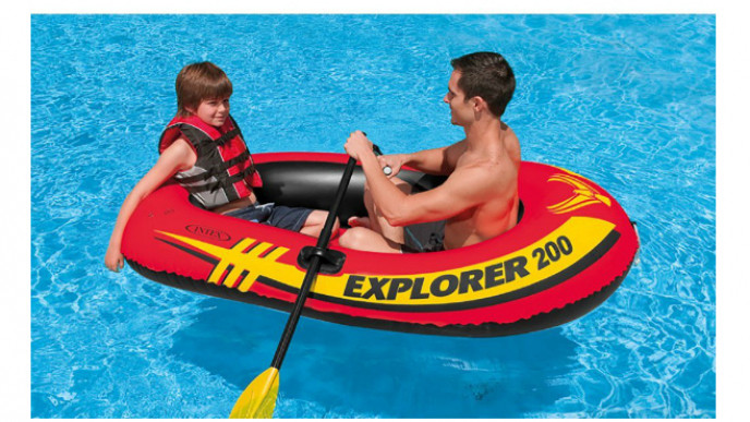 Intex Explorer 2-Person Inflatable Boat $13 @ Amazon