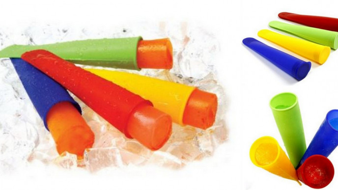 Easy Freezies - Make Your Own With Reusable Silicon Ice Pop Maker Set $15 @ Amazon.ca