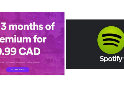 Spotify 3 Month Trial For Just 99 Cents