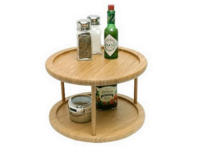 Organize Kitchen! 2-Tier Turntable $20!
