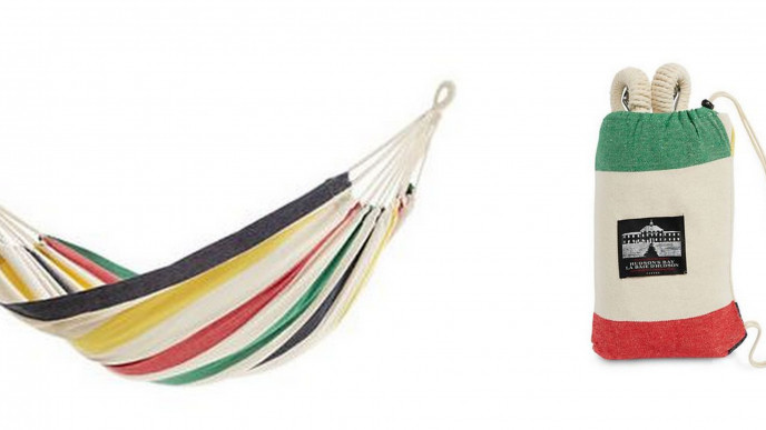 The Bay Heritage Striped Hammock $40, from $60 @ Hudson's Bay