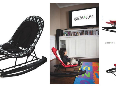 Folds Flat! guzzie + Guss Baby Bouncer $65
