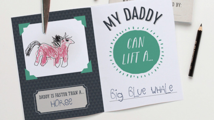 "The Most Amazing Daddy That Ever Lived" Free Printable Book!