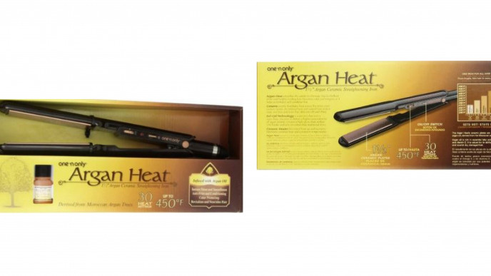 Babyliss Pro One 'n Only Argan Heat Ceramic Straightening Iron, 1 Inch, $50 - Reg. Price $90 @ Amazon.ca