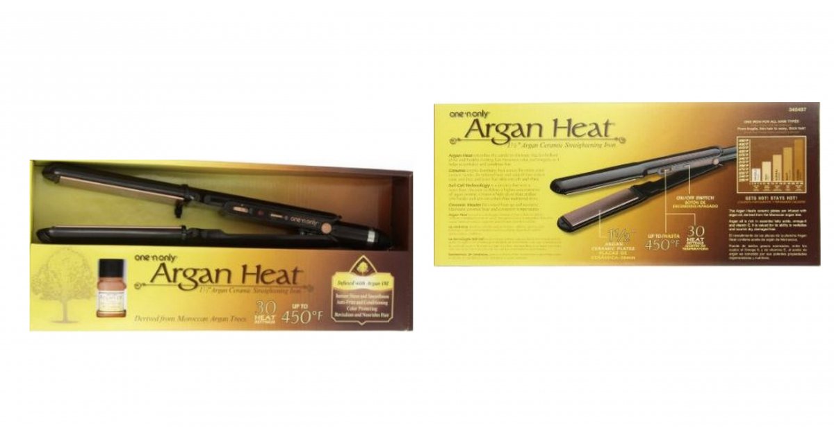One and only online argan heat flat iron
